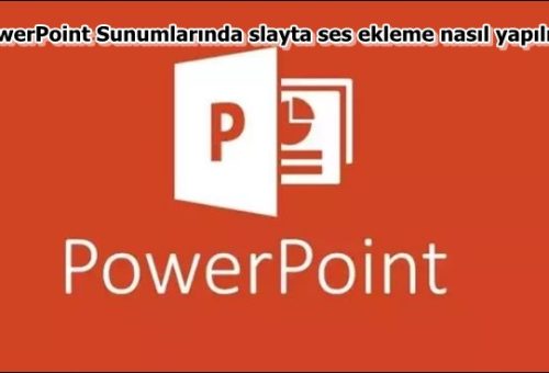 PowerPoint Sunumlarında slayta ses ekleme nasıl yapılır?